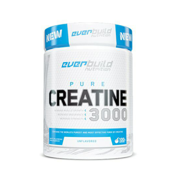 کراتین مونوهیدرات 3000 اوربیلد 300 گرم | EVERBUILD Creatine Monohydrate 3000